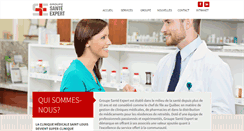 Desktop Screenshot of groupesanteexpert.com